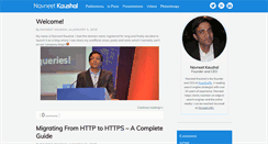 Desktop Screenshot of navneetkaushal.com